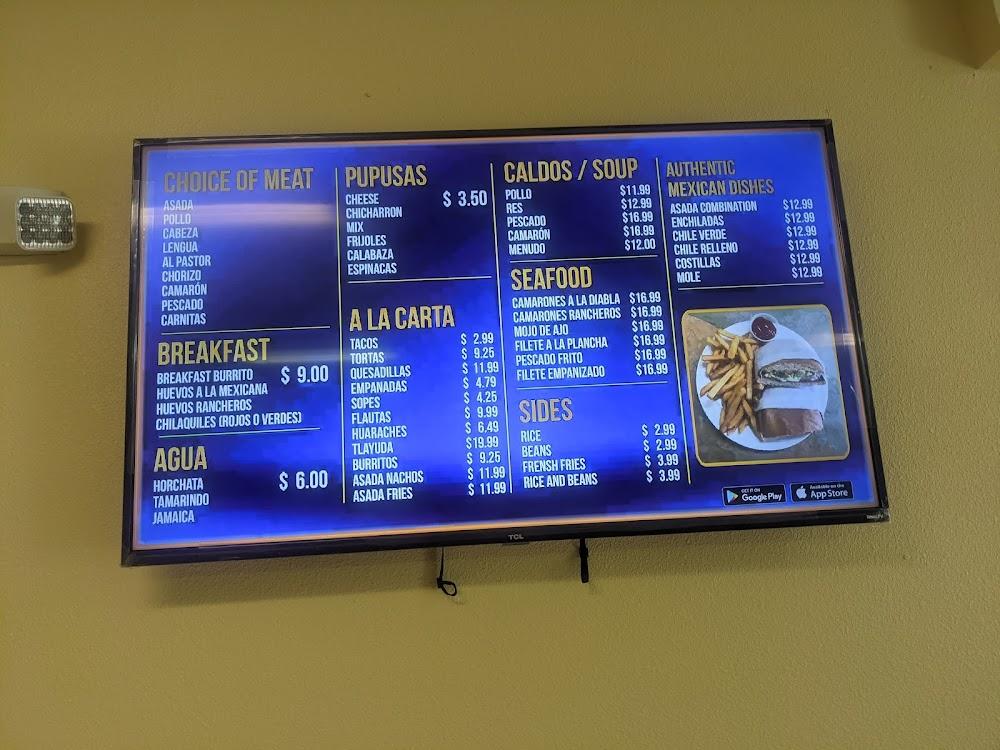 Emma's Taqueria Menu image 1